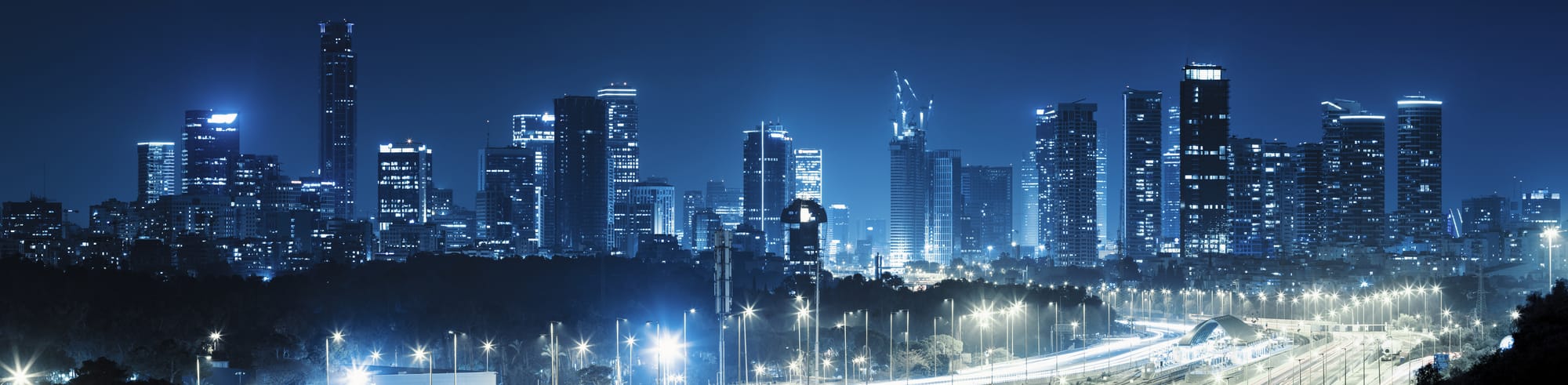 Tel Aviv city skyline — Ha'Arba'a Tower